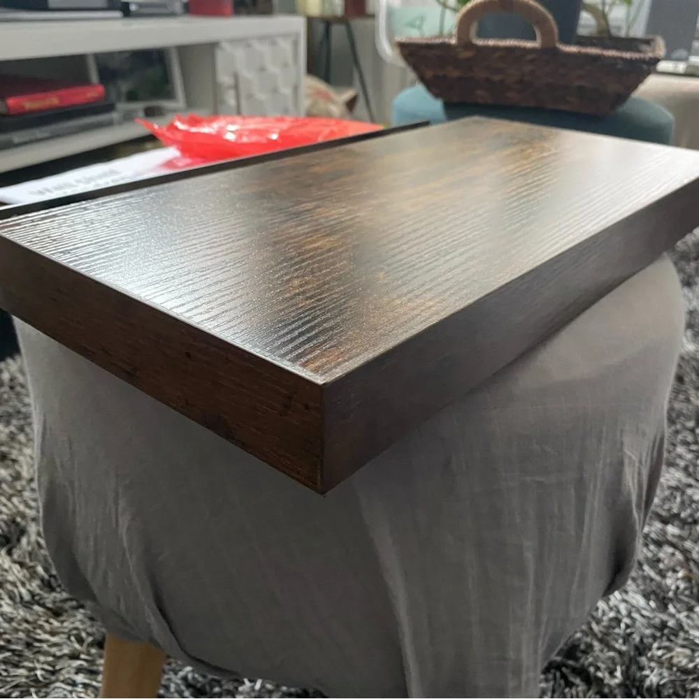 Dark Wood Floating Shelf